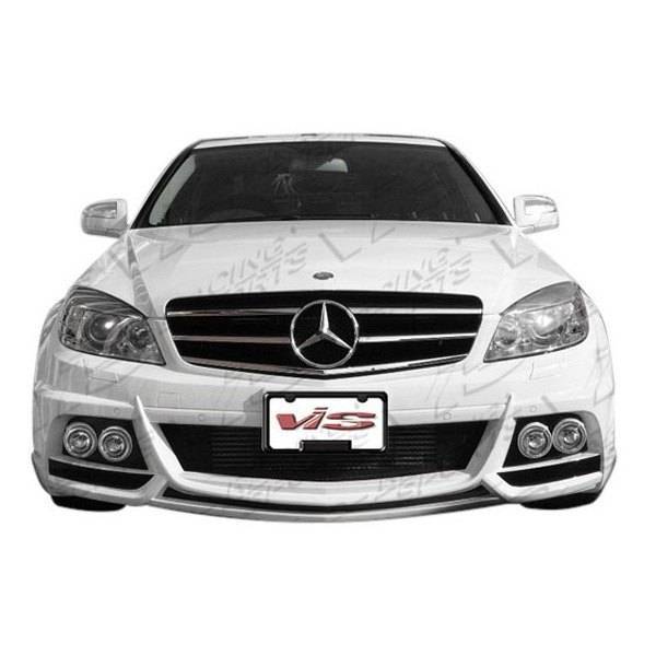 2008-2011 Mercedes C Class W204 4 doors VIP Style FRP Primer Front Bumper-1