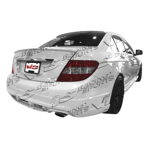 2008-2012 Mercedes C Class W204 4 doors VIP Style FRP Primer Full Kit-3