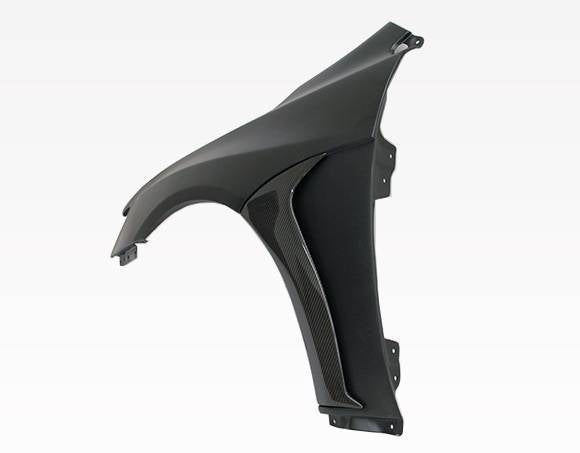 2008-2015 Mitsubishi EVO 10 FVS Style FRP Carbon Fiber Black Fenders-3