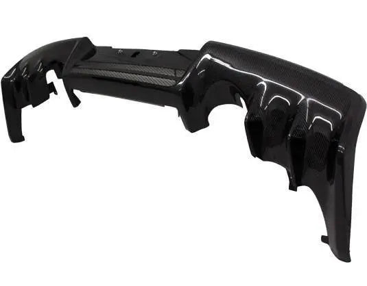 2008-2015 Mitsubishi EVO 10 Carbon Fiber Black Diffuser-1