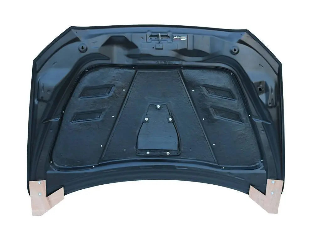 2008-2015 Mitsubishi EVO 10 4 doors TERMINATOR GT Style Carbon Fiber Black Hood-3