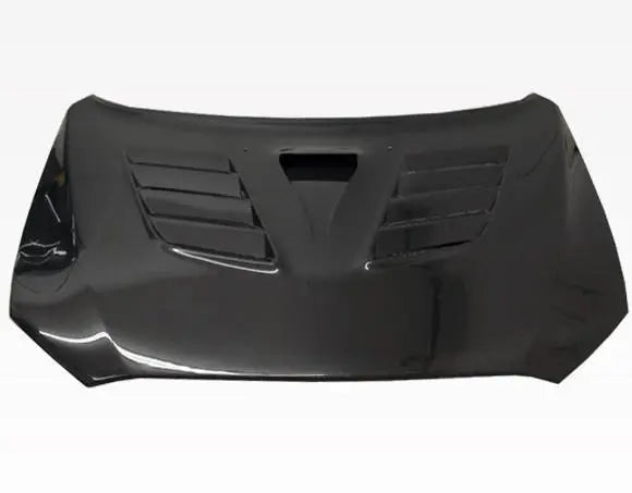2008-2015 Mitsubishi EVO 10 4 doors VRS Style Carbon Fiber Black Hood-3