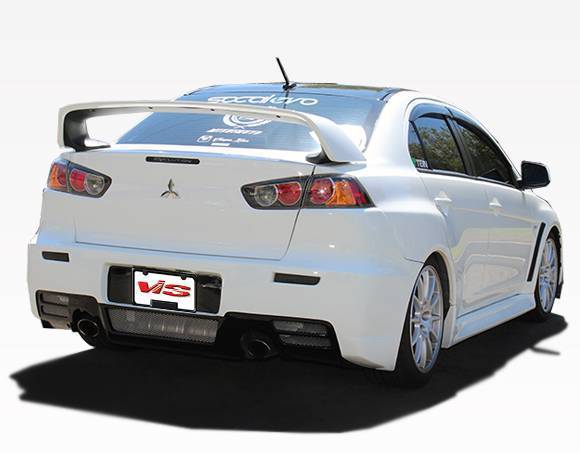 2008-2015 Mitsubishi EVO 10 FRP Primer Rear Bumper-2