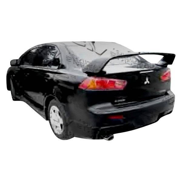 2008-2013 Mitsubishi Lancer 4 doors EVO X Style FRP Primer Rear Bumper-1