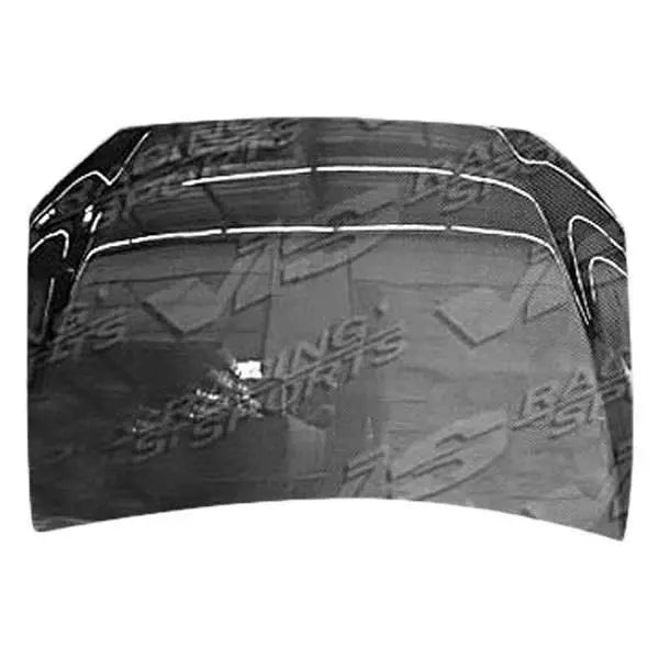 2008-2017 Mitsubishi Lancer 4 doors OEM Style Carbon Fiber Black Hood-1