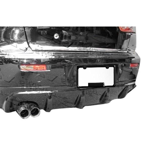 2008-2013 Mitsubishi Lancer 4 doors RALLY Style FRP Primer Rear Lip-1