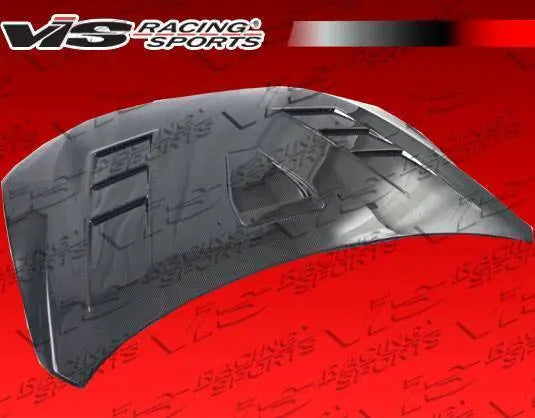 2008-2017 Mitsubishi Lancer 4 doors TERMINATOR GT Style Carbon Fiber Black Hood-3