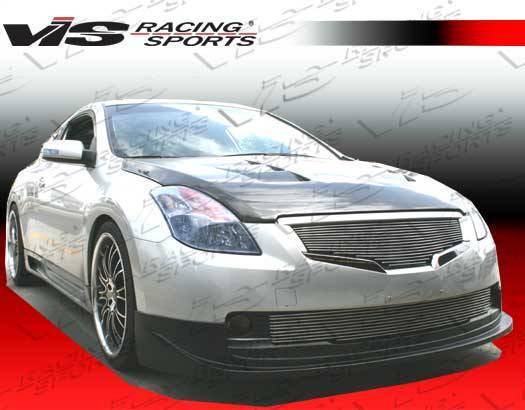 2008-2009 Nissan Altima 2 doors Carbon Fiber Black Front Lip-1