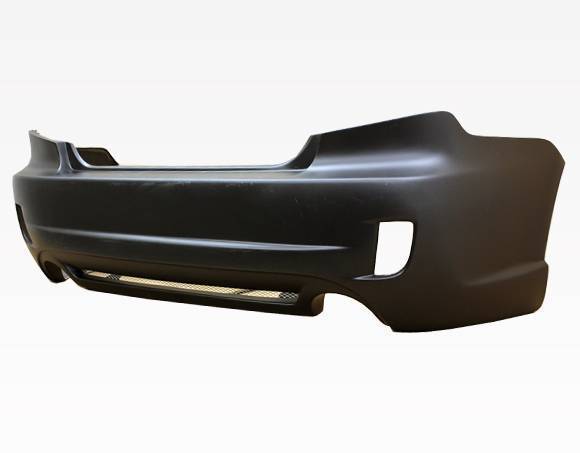 2008-2014 Subaru WRX 4 doors STI Style FRP Primer Rear Bumper-1