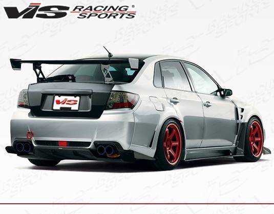 2008-2014 Subaru WRX 4 doors VRS WB Style FRP Primer Full Kit-4