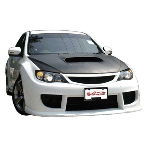 2008-2014 Subaru WRX Hatchback RALLY Style FRP Primer Front Bumper-1