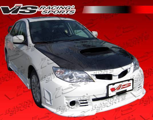 2008-2014 Subaru WRX Hatchback STI Style FRP Primer Front Bumper-2