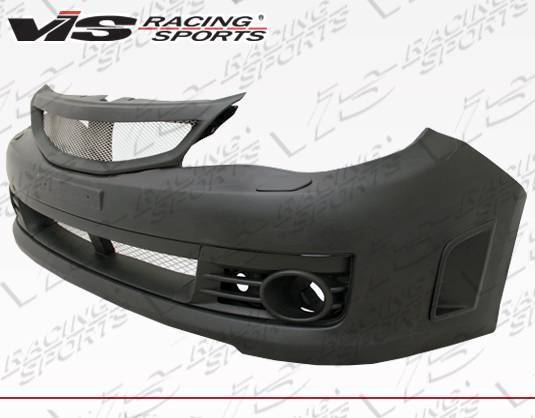 2008-2014 Subaru WRX Hatchback STI Style FRP Primer Front Bumper-3
