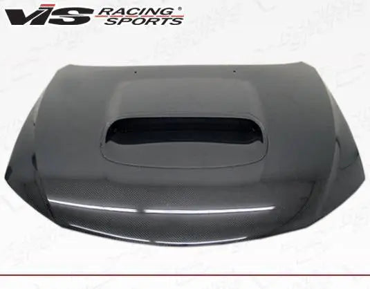 2008-2014 Subaru WRX Hatchback 4 doors STI Style Carbon Fiber Black Hood-3