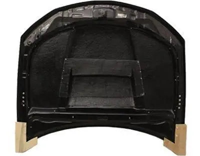 2008-2014 Subaru WRX Hatchback 4 doors TRACER Style Carbon Fiber Black Hood-6