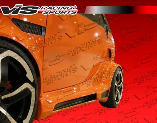 2008-2011 Smart FR2 Max WB Style FRP Primer WideBody-2