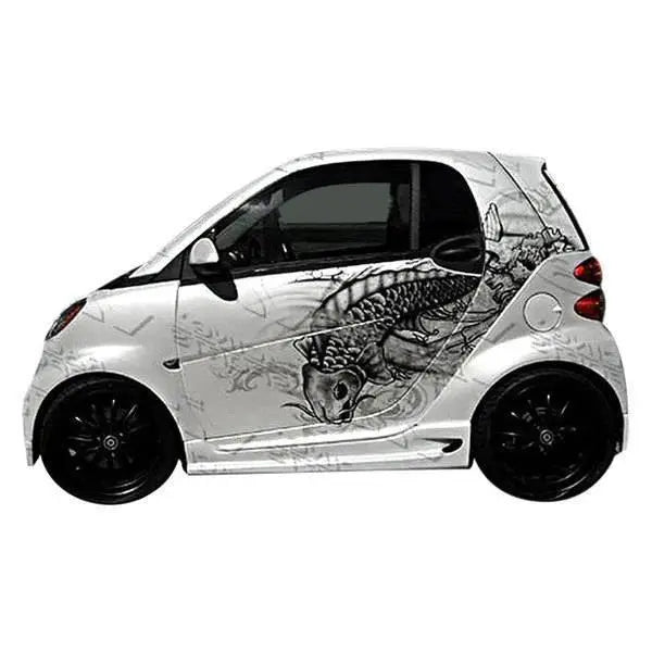 2008-2011 Smart FR2 V Max Style FRP Primer Side Skirts-1