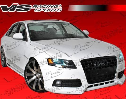 2009-2012 Audi A4 4 doors FRP Primer Front Lip-1
