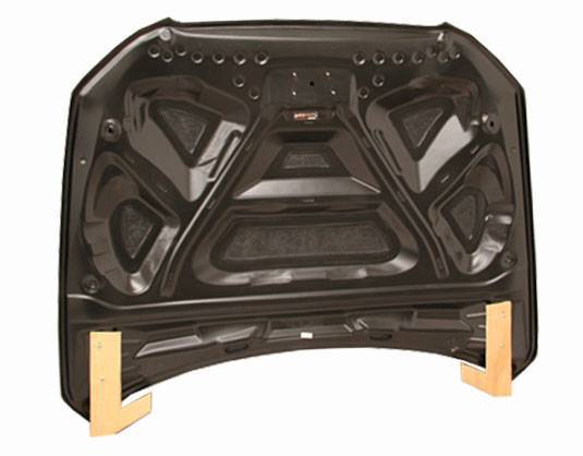 2008-2012 AUDI Q5 4 doors OEM Style Carbon Fiber Black Hood-3