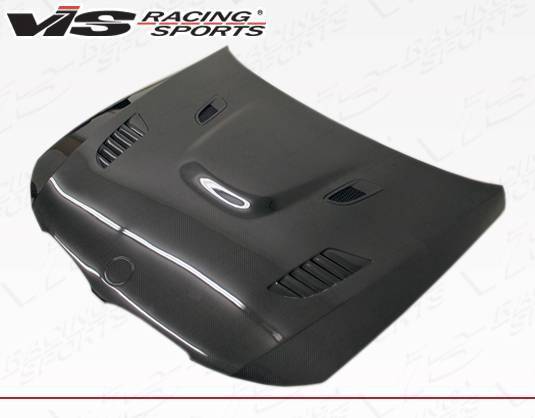 2009-2011 BMW 3 SERIES E90 4 doors XTS Style Carbon Fiber Black Hood-2