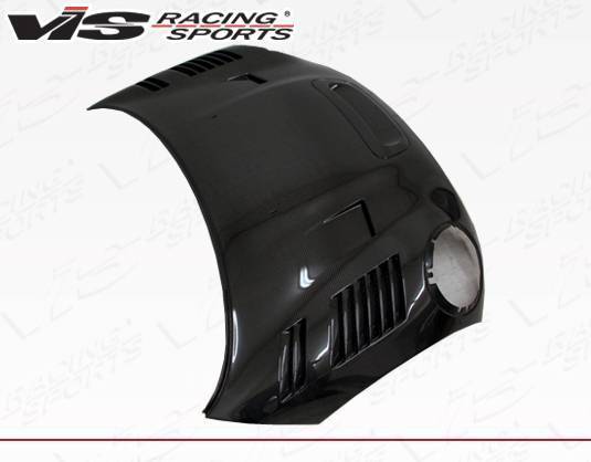 2009-2014 BMW Mini Cooper DTM Style Carbon Fiber Black Hood-3