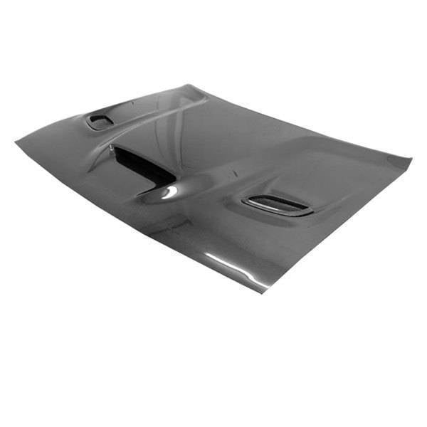 2008-2022 Dodge Challenger 2 doors HC Style Carbon Fiber Black Hood-1