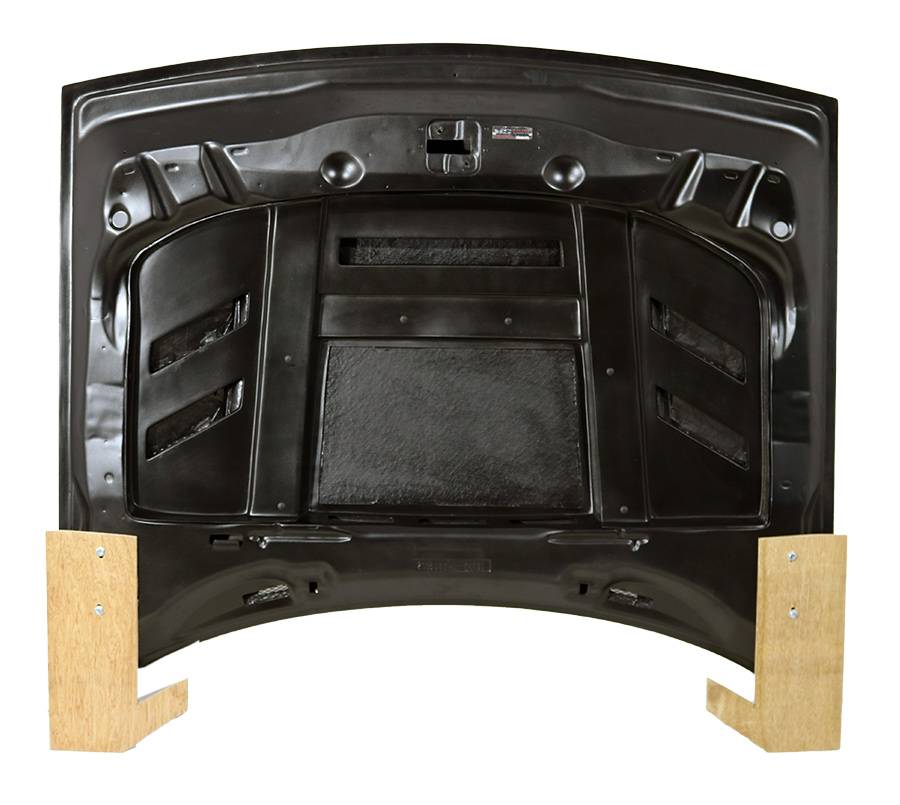 2008-2022 Dodge Challenger 2 doors TERMINATOR Style Carbon Fiber Black Hood-5