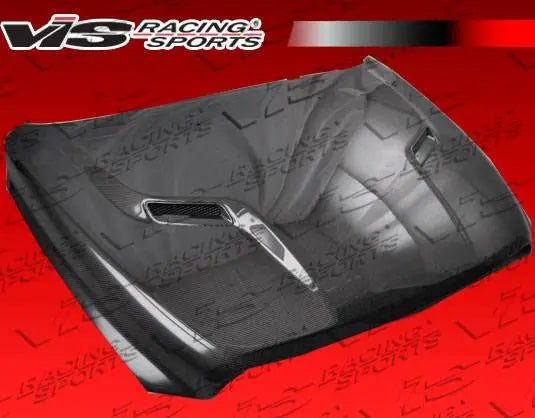 2009-2018 Dodge Ram 1500 2 doors 4 doors SRT 2 Style Carbon Fiber Black Hood-1