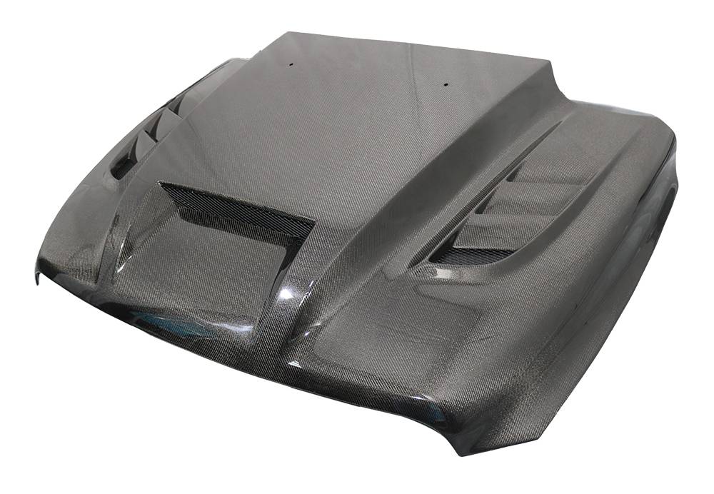 2009-2018 Dodge Ram 1500 2 doors 4 doors VTM Style Carbon Fiber Black Hood-2