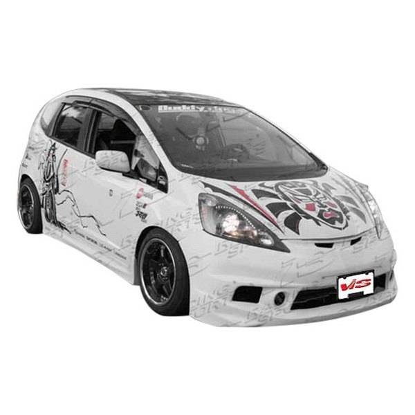 2009-2013 Honda Fit TECHNO R Style FRP Primer Full Kit-1