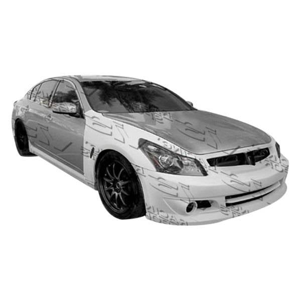 2009-2012 Infiniti G37 4 doors AMS GT Style FRP Primer Full Kit-1