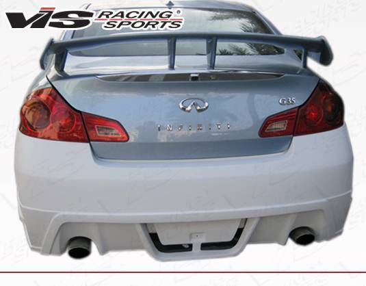 2009-2012 Infiniti G37 4 doors K Speed Style FRP Primer Rear Bumper-1
