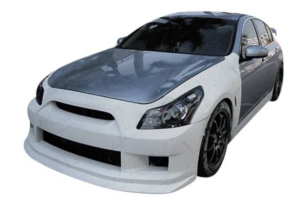 2009-2012 Infiniti G37 4 doors R 35 Style FRP Primer Full Kit-2