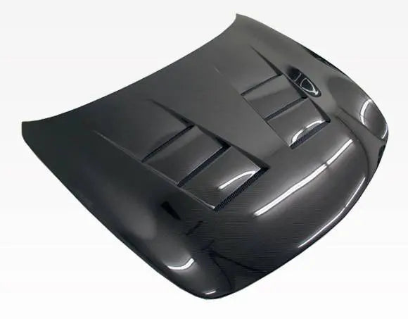 2009-2013 Infiniti G37 4 doors TERMINATOR Style Carbon Fiber Black Hood-2