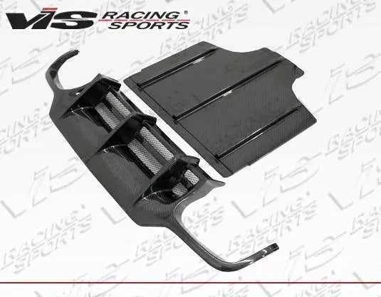 2009-2011 Mercedes Sl R230 2 doors Carbon Fiber Black Diffuser-2