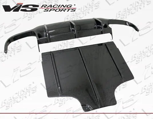 2009-2011 Mercedes Sl R230 2 doors Carbon Fiber Black Diffuser-3