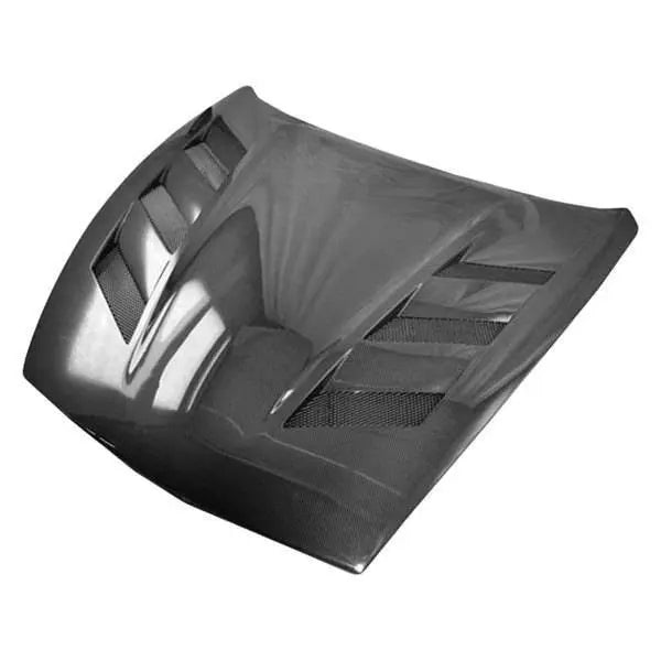 2009-2020 Nissan 370Z 2 doors AMS Style Carbon Fiber Black Hood-1