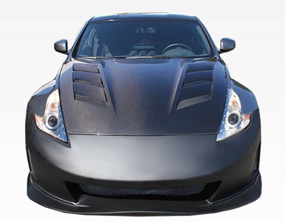 2009-2020 Nissan 370Z 2 doors Astek Style FRP Primer Front Bumper-1