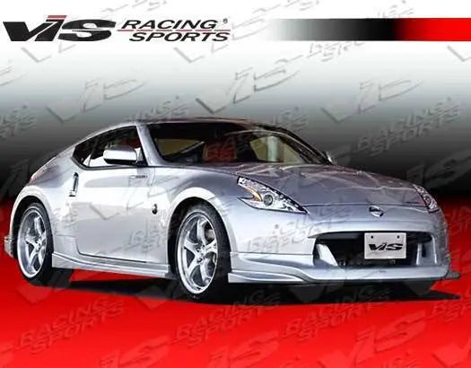 2009-2020 Nissan 370Z 2 doors TECHNO R Style FRP Primer Side Skirts-2