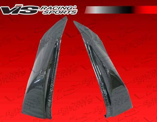 2009-2020 Nissan 370Z 2 doors Carbon Fiber Black Rear Lip-3