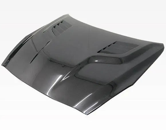 2009-2016 Nissan Skyline R35 GTR 2 doors GT Style Carbon Fiber Black Hood-2