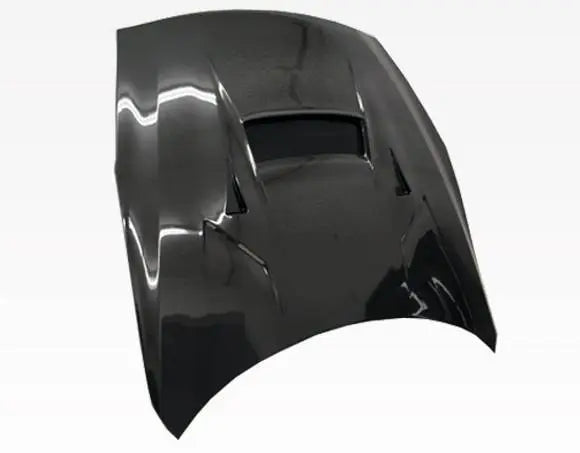 2009-2016 Nissan Skyline R35 GTR 2 doors VRS Style Carbon Fiber Black Hood-3