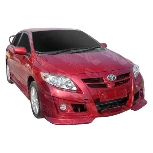 2009-2010 Toyota Corolla 4 doors AMS Style FRP Primer Full Kit-1