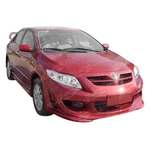 2009-2010 Toyota Corolla 4 doors CYBER Style FRP Primer Front Bumper-1
