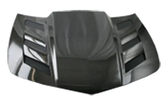 2010-2015 Chevrolet Camaro 2 doors AMS Style Carbon Fiber Black Hood-2
