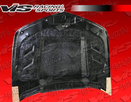 2010-2015 Chevrolet Camaro 2 doors TERMINATOR Style Carbon Fiber Black Hood-3