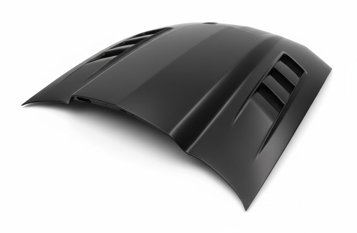 2010-2012 Ford MUSTANG Terminator Style FRP Primer Hood