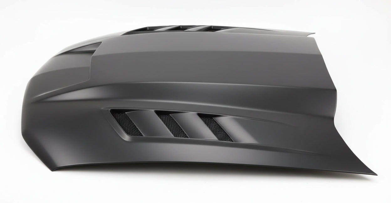 2010-2012 Ford MUSTANG Terminator Style FRP Primer Hood