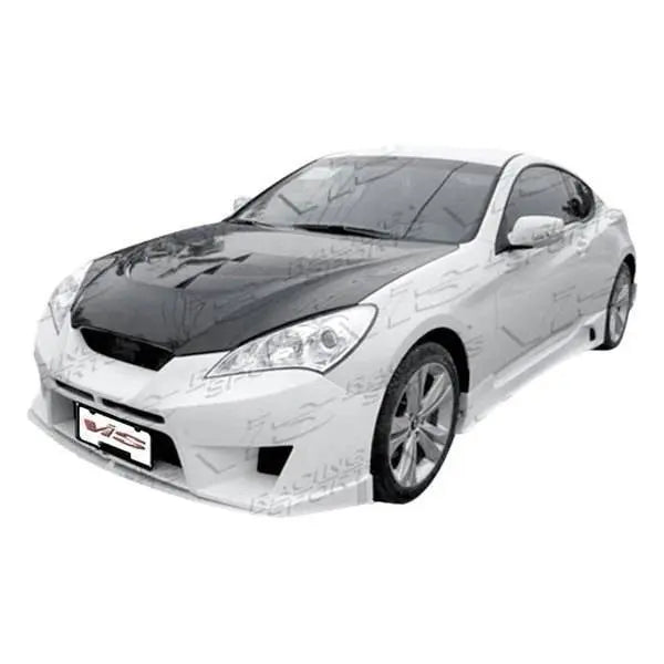 2010-2013 Hyundai Genesis 2 doors GNX Style FRP Primer Side Skirts-1