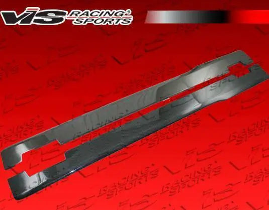 2010-2016 Hyundai Genesis 2 doors Carbon Fiber Black Side Skirts-3